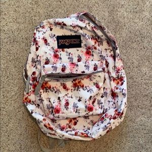 Jansport Floral super break backpack